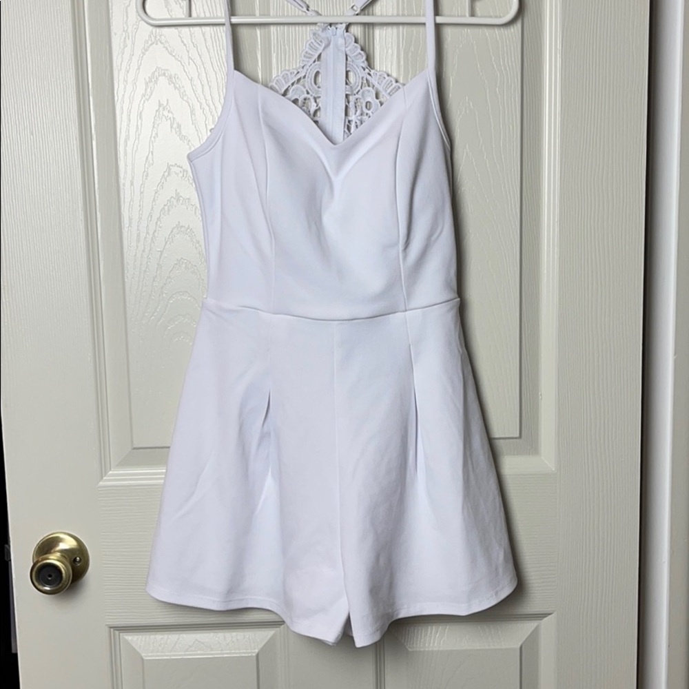 NEW! Romper white W/ Tags!!
